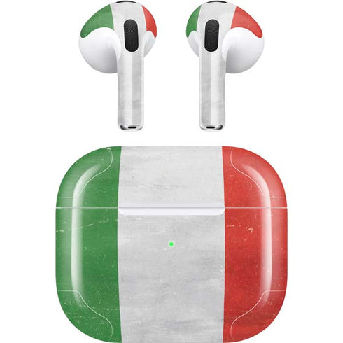 Italy Flag Distressed Apple AirPods (3rd Gen 2021) Skin